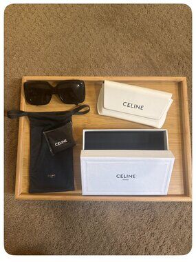 CELINE PARIS CL40263I CL 40263I 01A 54-19-135 Black Sunglasses